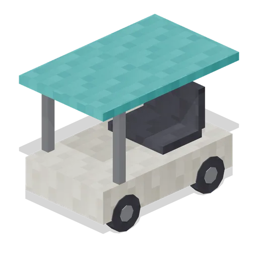 Mall Security Cart (Retro Arcade and Mall 1989)