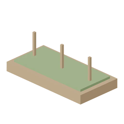 Roof Garden Bed (Voxel City Districts)