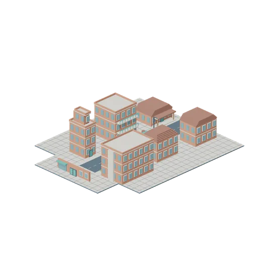 Residential Street (Voxel City Districts)
