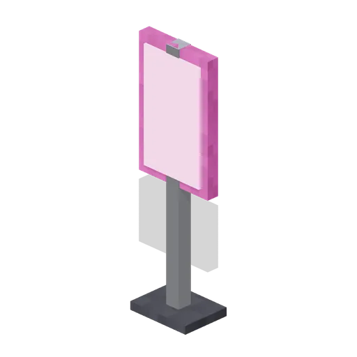 Neon Totem Sign (Retro Arcade and Mall 1989)