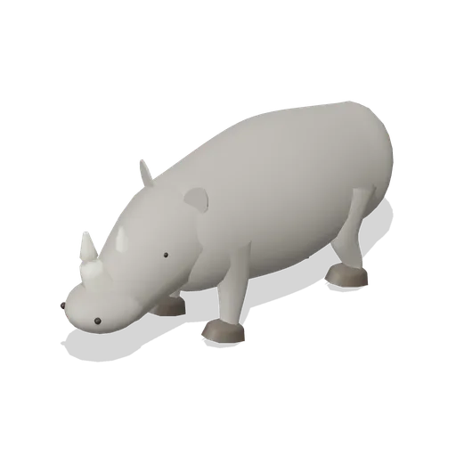 White rhinoceros (Savanna Wildlife)