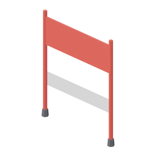 Race Gate Red (Ski Resort and Snow Park)