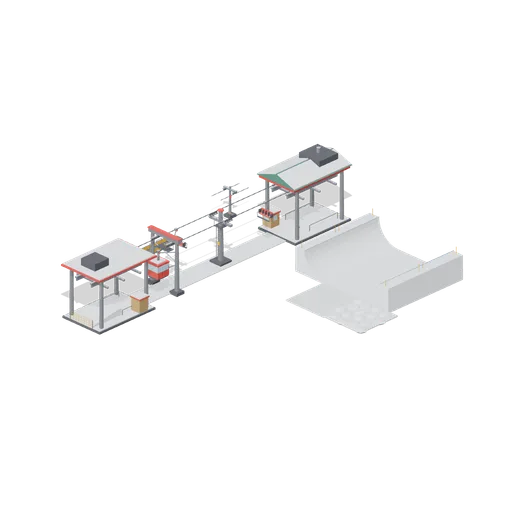 Lift Line and Halfpipe Cases (Ski Resort and Snow Park)