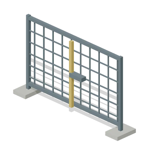 Chain Fence Gate (Zombie Quarantine Streets)