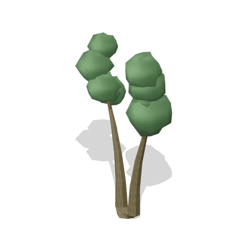 Twin-trunk swamp tree (Swamp and Mangrove)