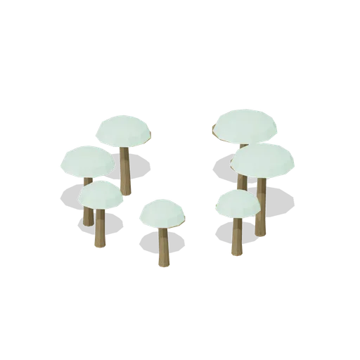 Pale glowing cap cluster (Swamp and Mangrove)