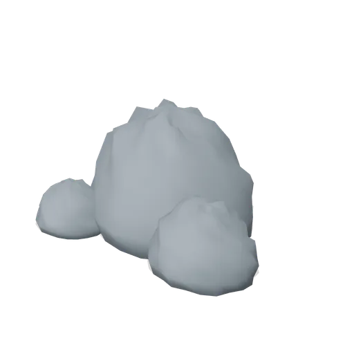 Rounded coastal boulder cluster (Tropical Island Ecology)