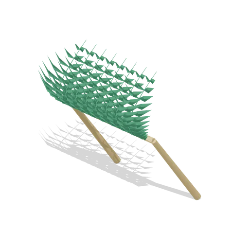 Palm-frond lean-to (Tropical Island Ecology)