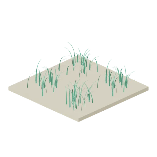 Turtle grass bed tile (Underwater Reef Worlds)
