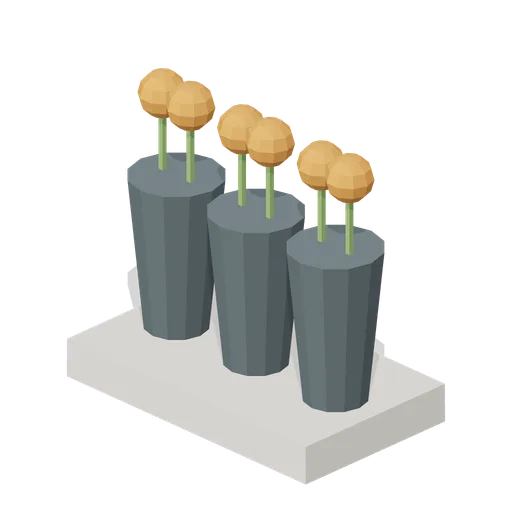 Flower Bucket Stand (Supermarket Operations)