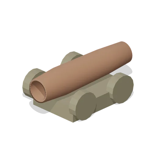 Wreck deck cannon (Underwater Reef Worlds)