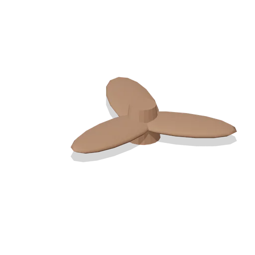 Three-blade wreck propeller (Underwater Reef Worlds)