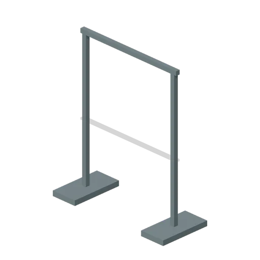 Clothing Display Rail (Supermarket Operations)