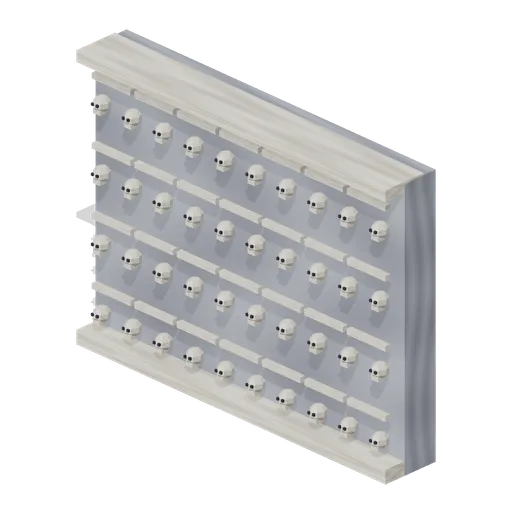 Ossuary Wall (Vampire Crypt and Gothic Cathedral)
