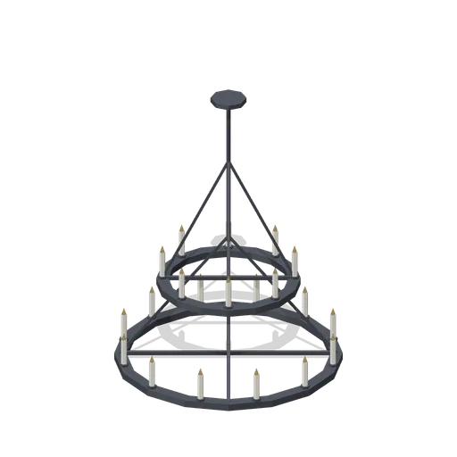 Iron Chandelier (Vampire Crypt and Gothic Cathedral)