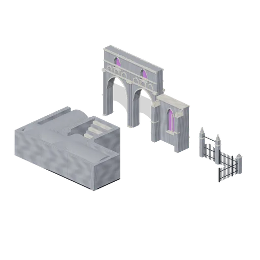 Cathedral and Crypt Connector Cases (Vampire Crypt and Gothic Cathedral)