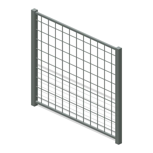 mesh fence straight (Zoo and Safari Park Builder)