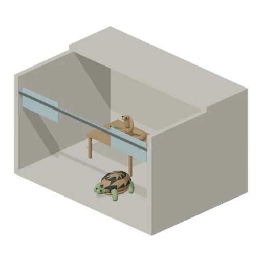 Reptile house interior (Zoo and Safari Park Builder)