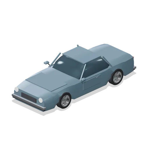 1970s muscle coupe (Road Car Showroom Lineup)