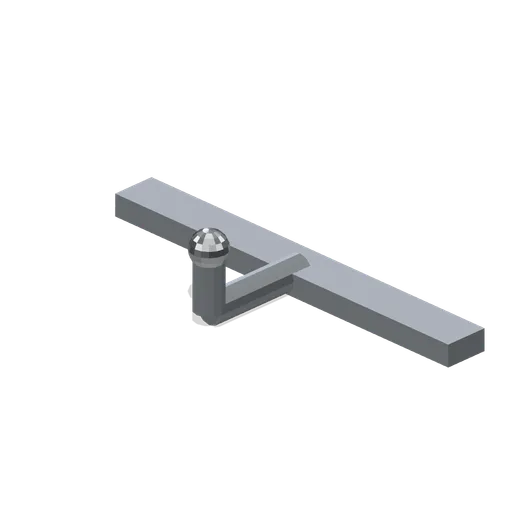 Tow bar and hitch ball (Road Car Showroom Lineup)