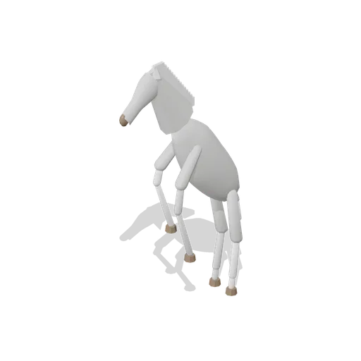 Riding Horse Rearing (Grey) (Equestrian Yard and Stables)