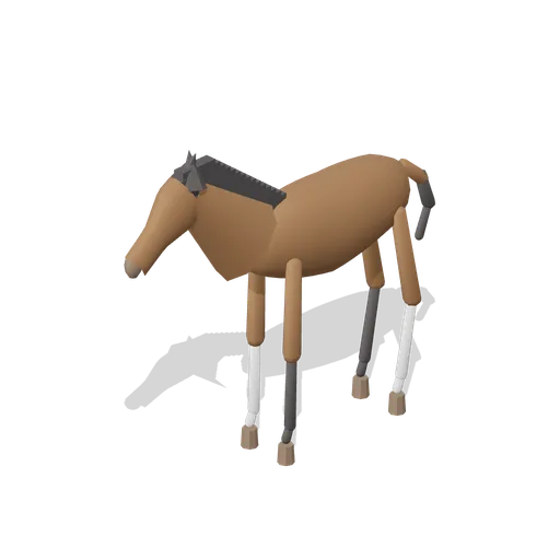 Foal Standing (Bay) (Equestrian Yard and Stables)