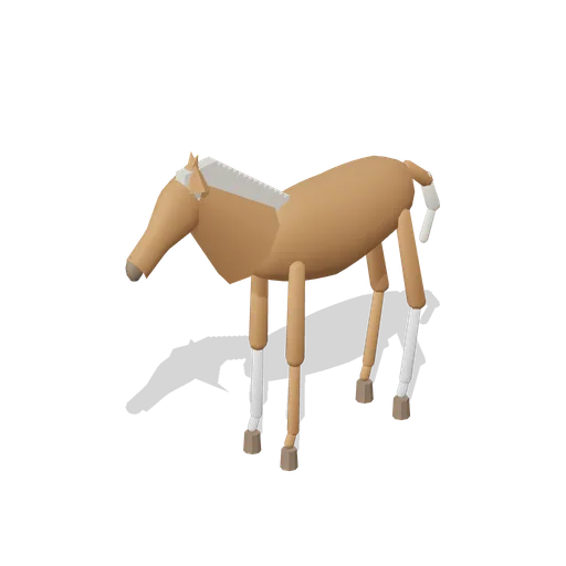 Foal Standing (Chestnut) (Equestrian Yard and Stables)