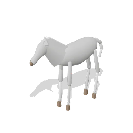 Foal Standing (Grey) (Equestrian Yard and Stables)