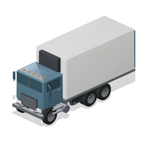 Refrigerated rigid truck (Long-Haul Trucking and Truck Stop)