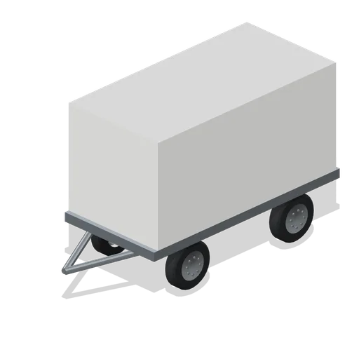Rigid-truck drawbar trailer (Long-Haul Trucking and Truck Stop)