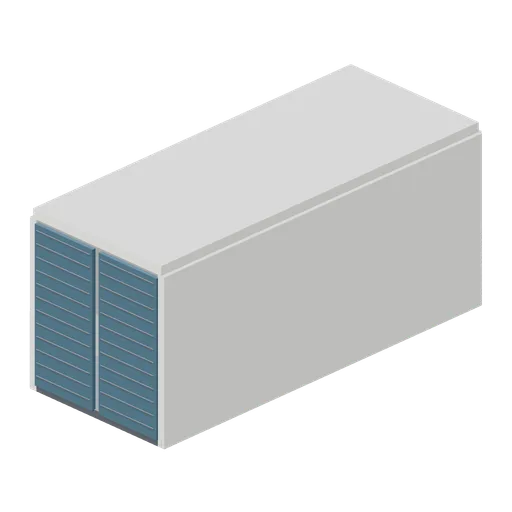 Twenty-foot intermodal container (Long-Haul Trucking and Truck Stop)