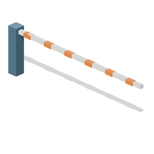 Truck-yard barrier arm (Long-Haul Trucking and Truck Stop)