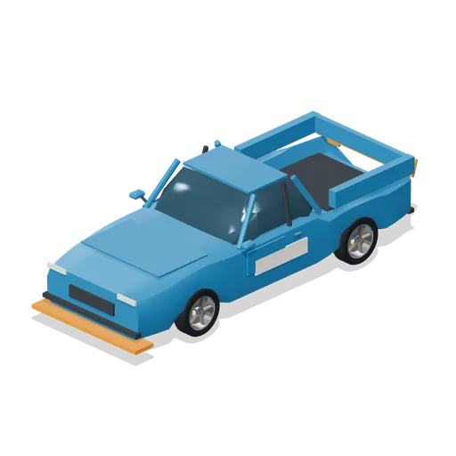 Oval pickup body racer (Stock Car Oval Speedway)