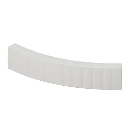 Curved energy absorbing wall (Stock Car Oval Speedway)