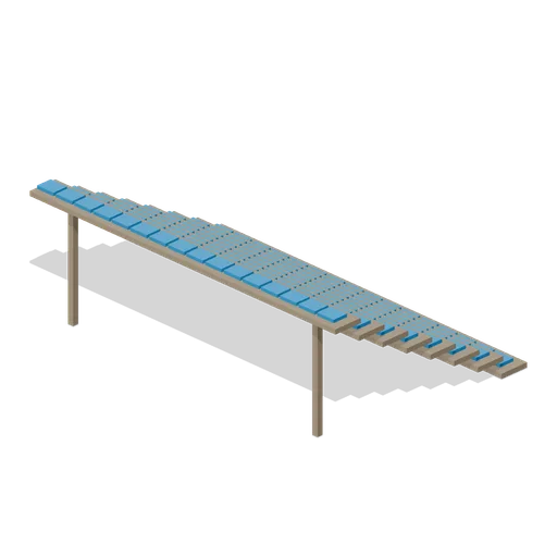 Eight-row main grandstand (Stock Car Oval Speedway)