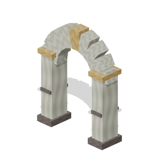 Lantern Watch Stone Courtyard Arch