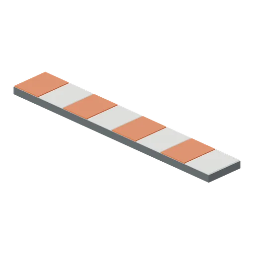 Luminous race kerb strip (Endurance and GT Paddock)