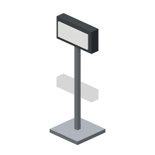 Pit stop clock on stand (Endurance and GT Paddock)