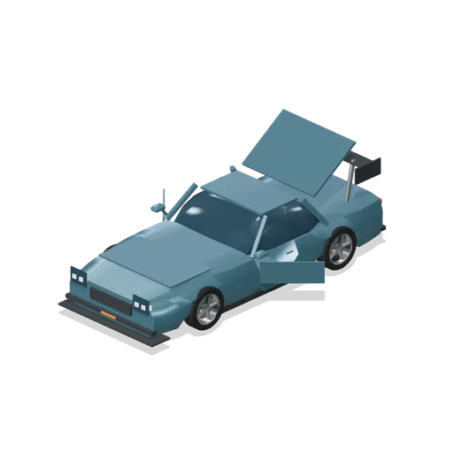 GT coupe with door open (Endurance and GT Paddock)