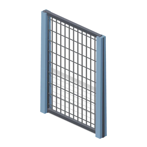 Octagonal Cage Panel (Martial Arts Dojo and Fight Stages)