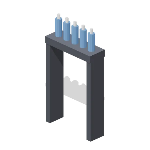 Water Bottle Rack (Martial Arts Dojo and Fight Stages)
