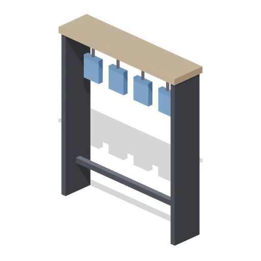 Gear Shelf (Martial Arts Dojo and Fight Stages)