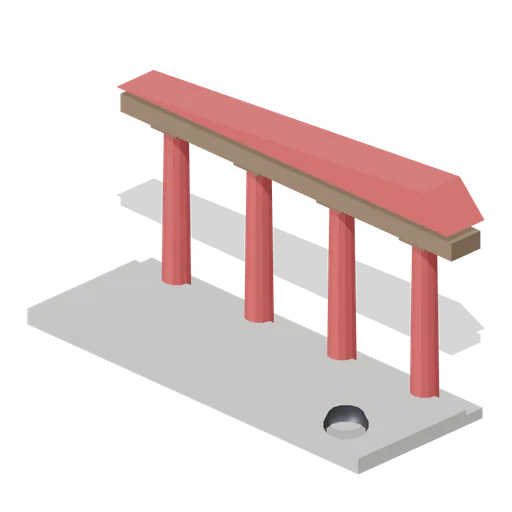 Temple Courtyard Set (Martial Arts Dojo and Fight Stages)
