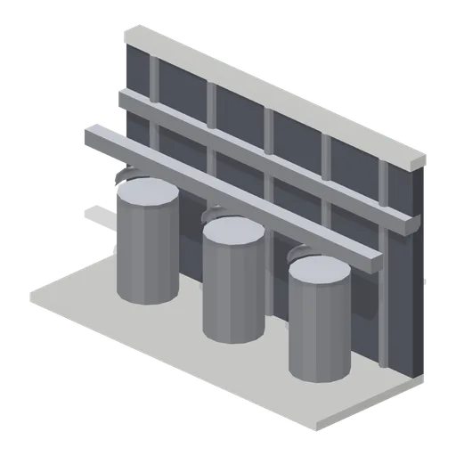 Factory Floor Set (Martial Arts Dojo and Fight Stages)