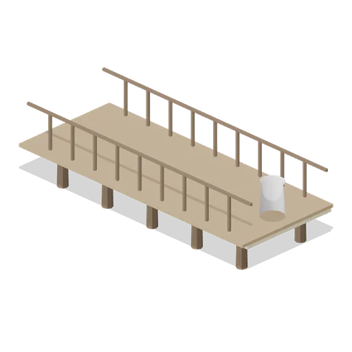 Beach Pier Set (Martial Arts Dojo and Fight Stages)