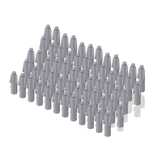 Cheering Crowd Block (Martial Arts Dojo and Fight Stages)