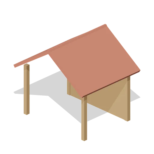 Open Equipment Shed (Cozy Farm and Homestead)