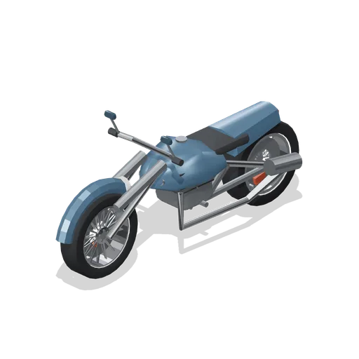 Long-fork cruiser (Motorcycle Racing and Street Bikes)
