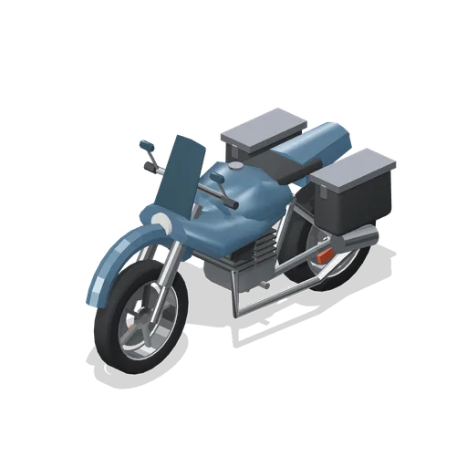 Adventure tourer with panniers (Motorcycle Racing and Street Bikes)