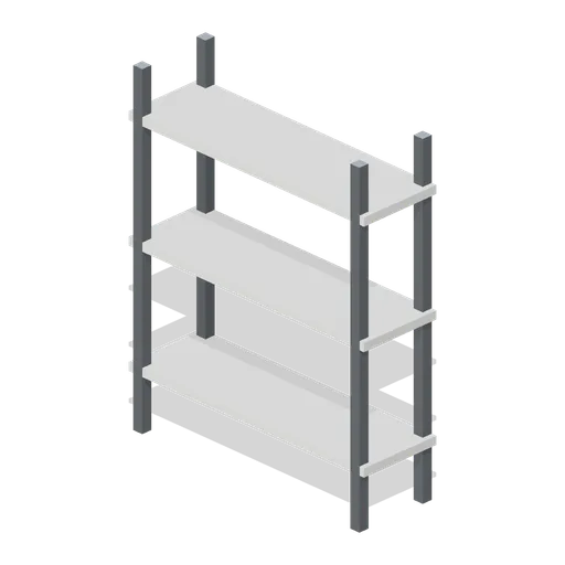 Three-tier helmet display shelf (Motorcycle Racing and Street Bikes)